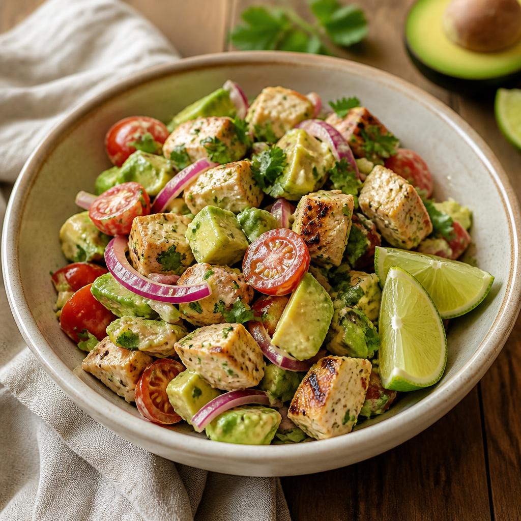 Keto Avocado Chicken Salad