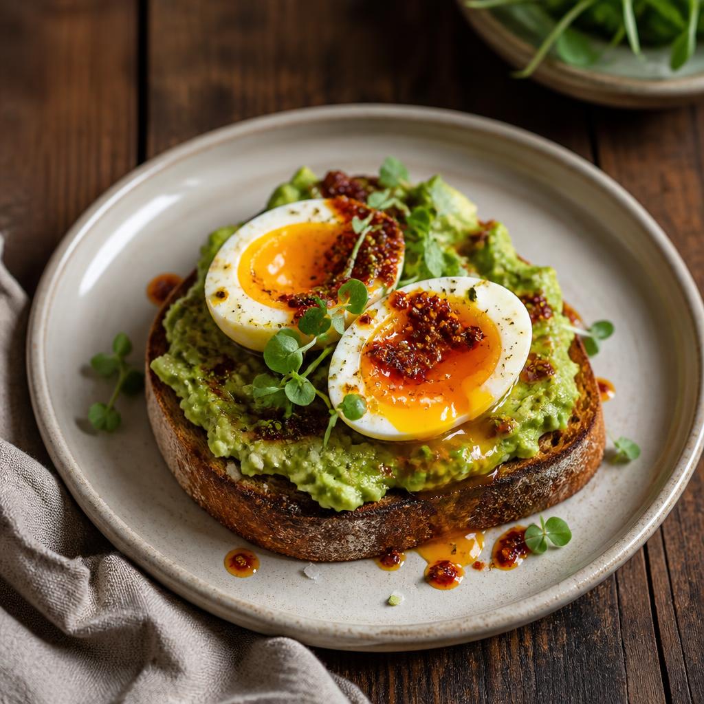 Avocado Toast with Soft Egg