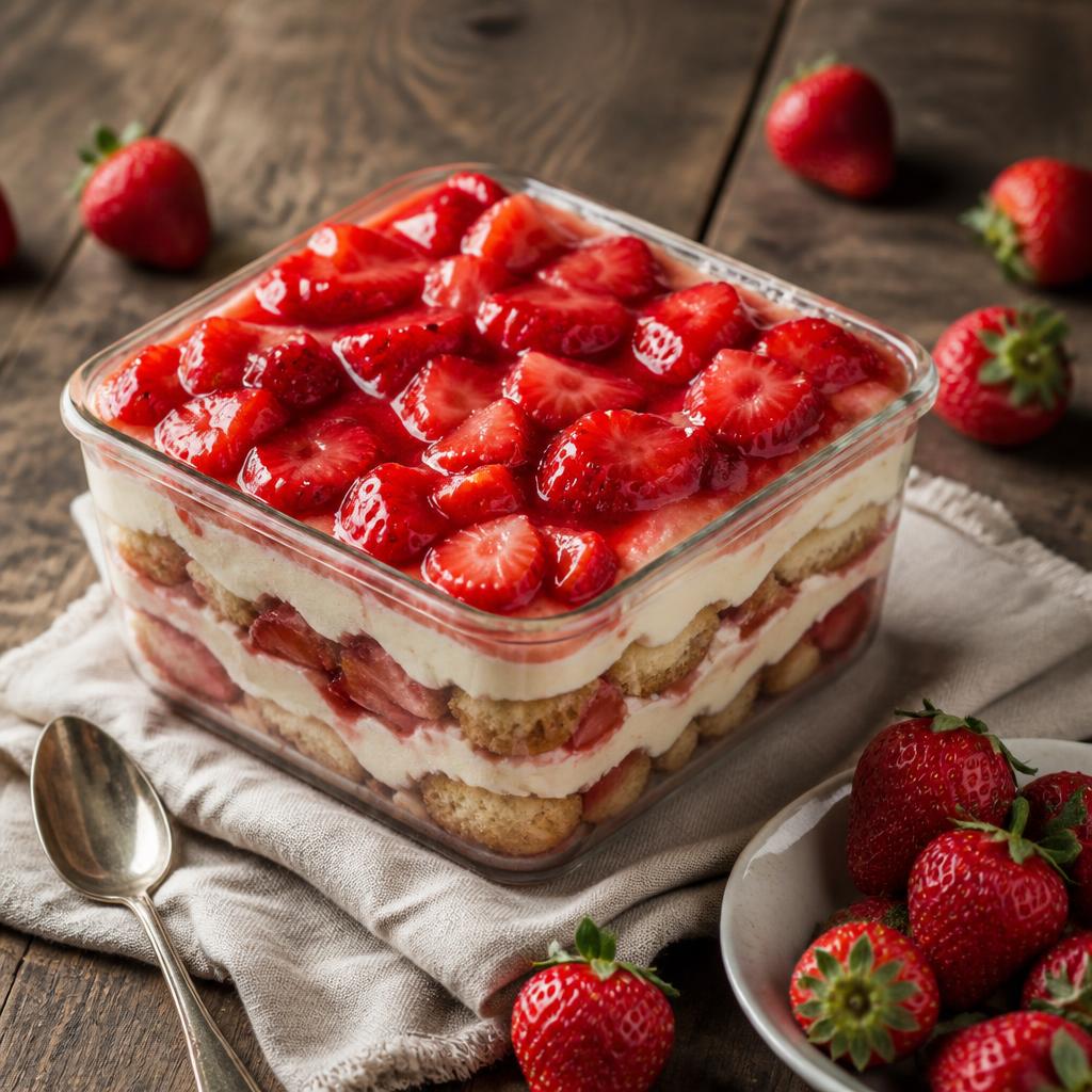 Strawberry Tiramisu