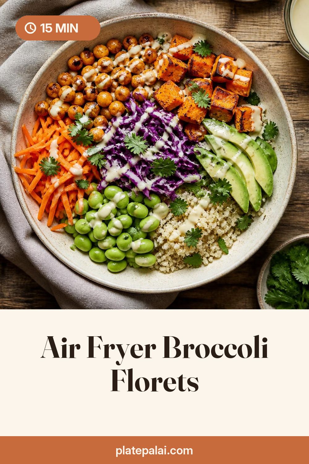 Air Fryer Broccoli Florets recipe pin