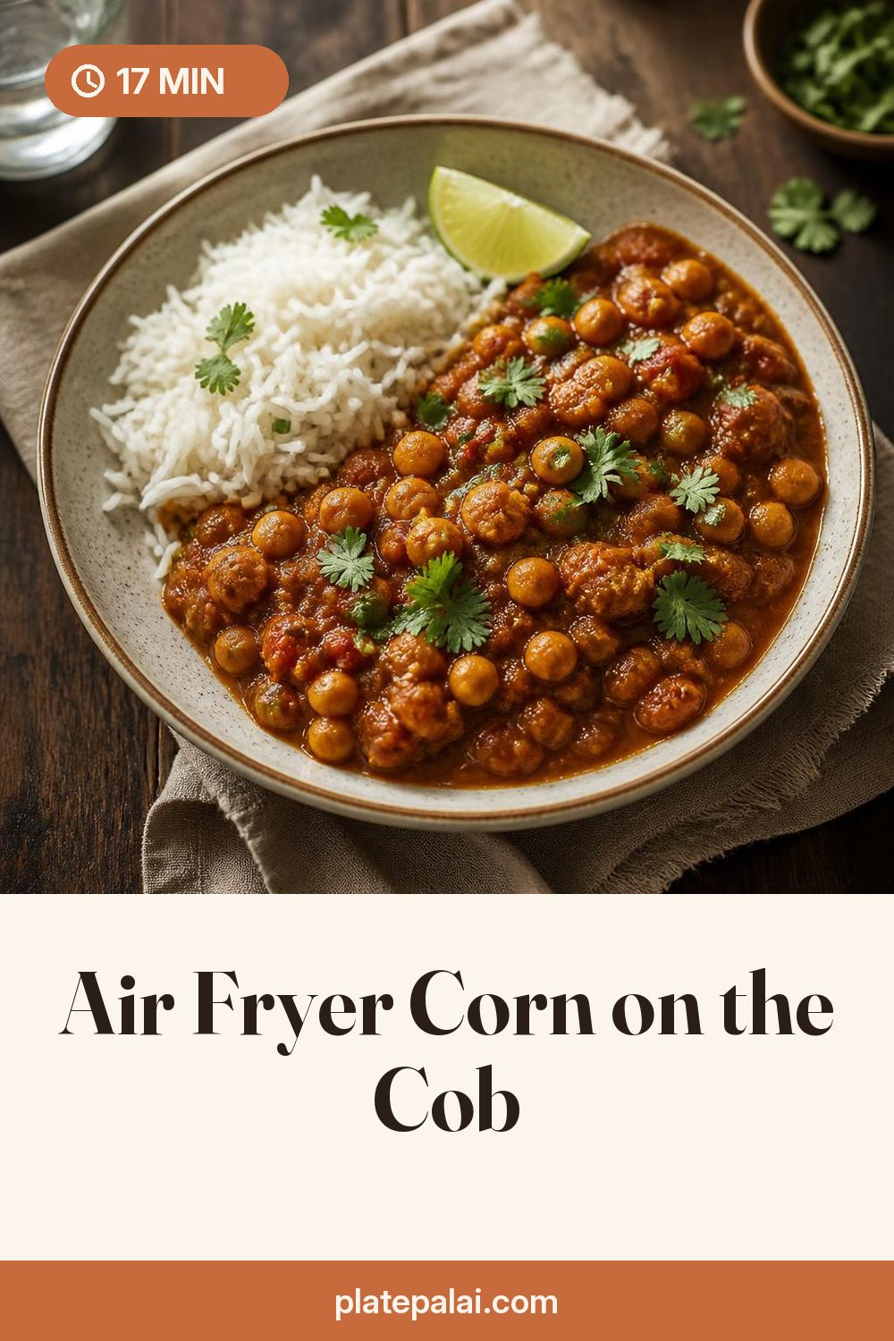Air Fryer Corn on the Cob recipe pin