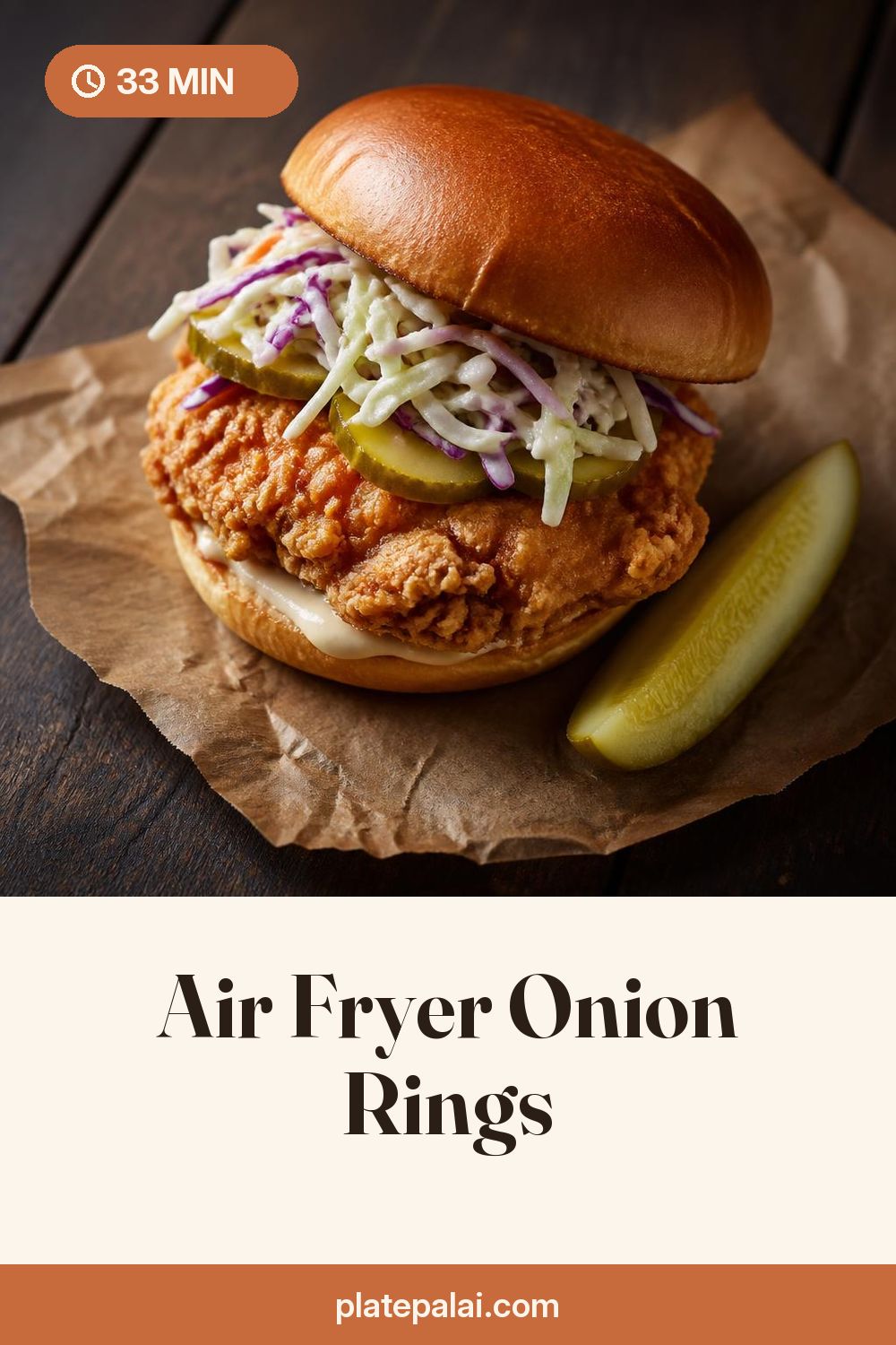 Air Fryer Onion Rings recipe pin