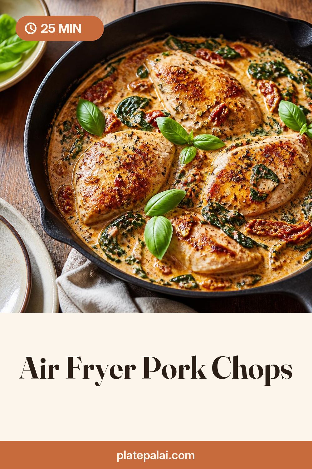 Air Fryer Pork Chops recipe pin