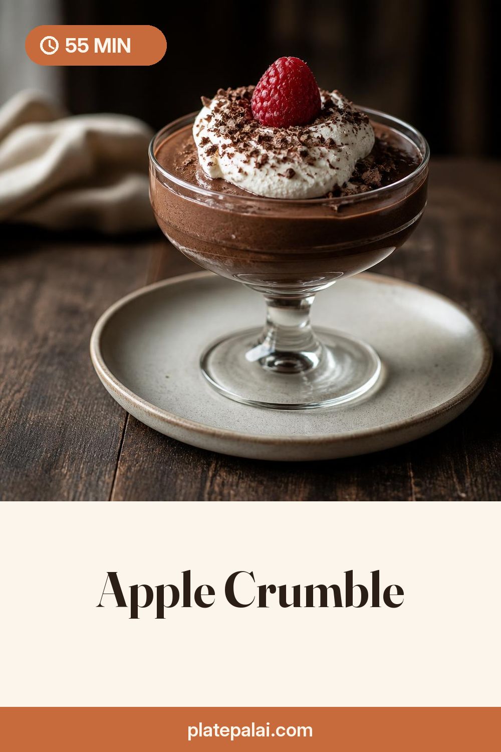 Apple Crumble recipe pin