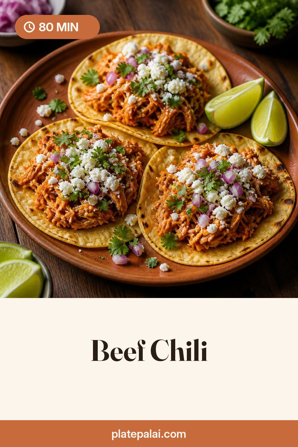Beef Chili recipe pin