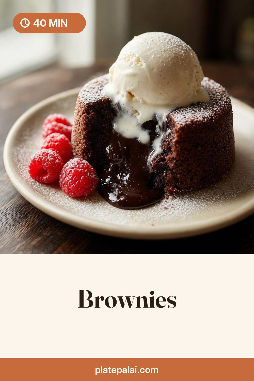 Brownies recipe pin