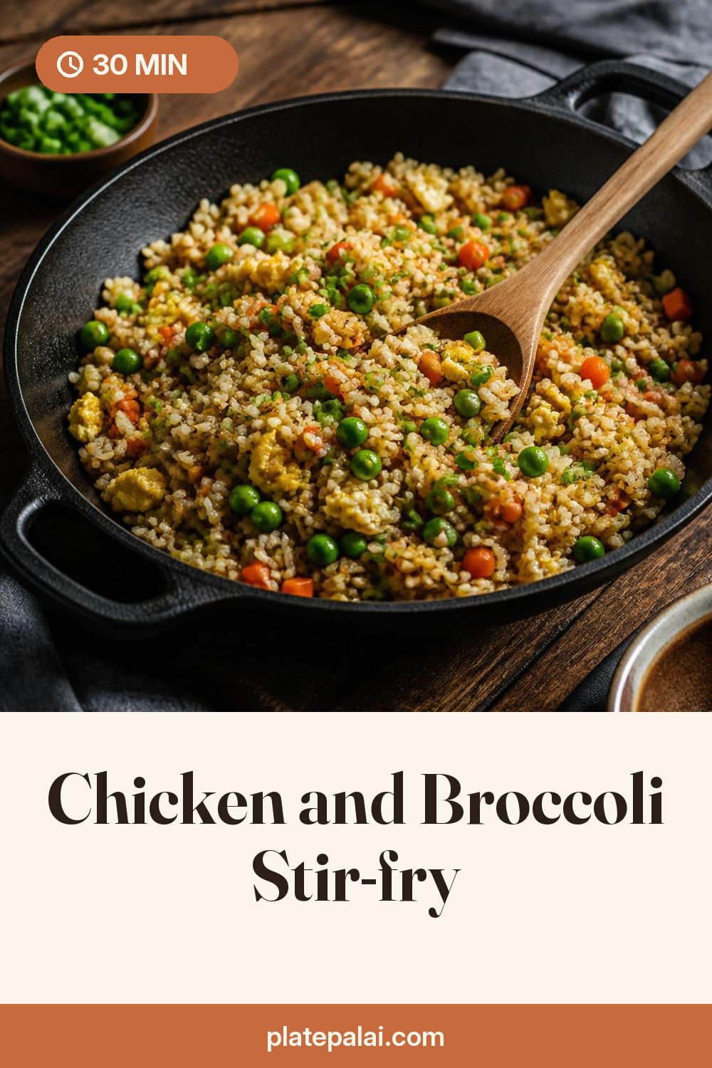 Chicken and Broccoli Stir-fry recipe pin