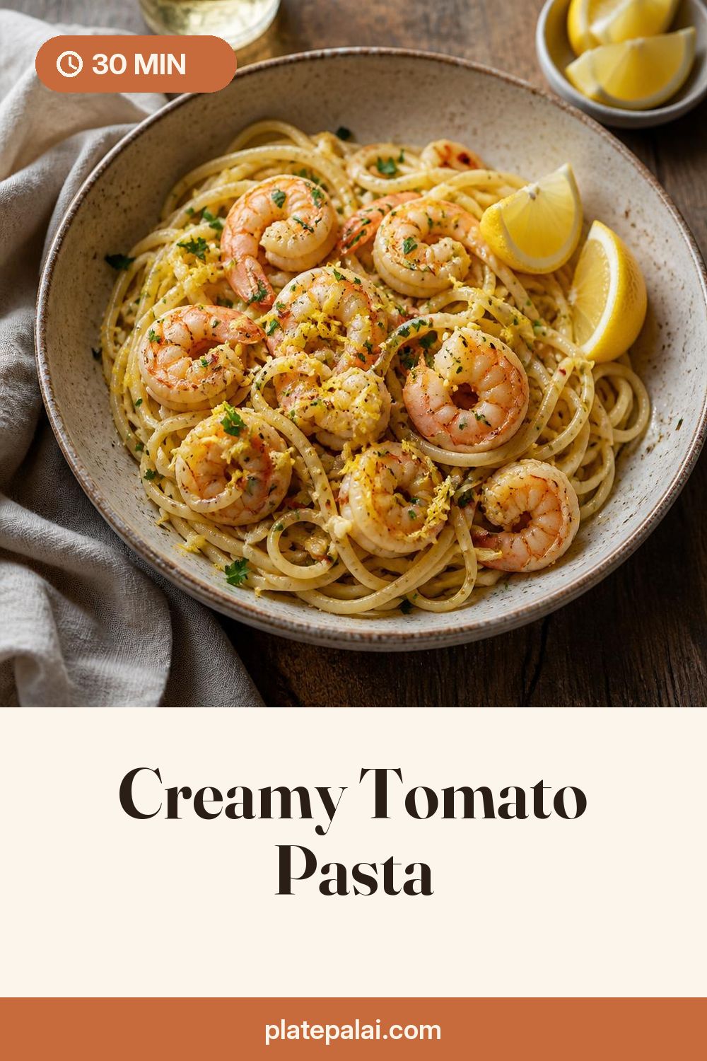 Creamy Tomato Pasta recipe pin