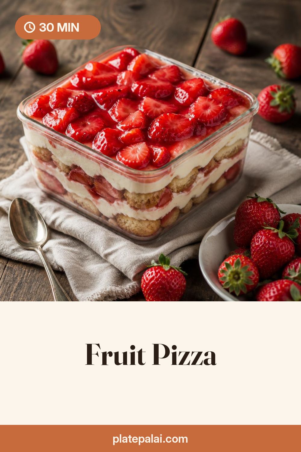Fruit Pizza recipe pin