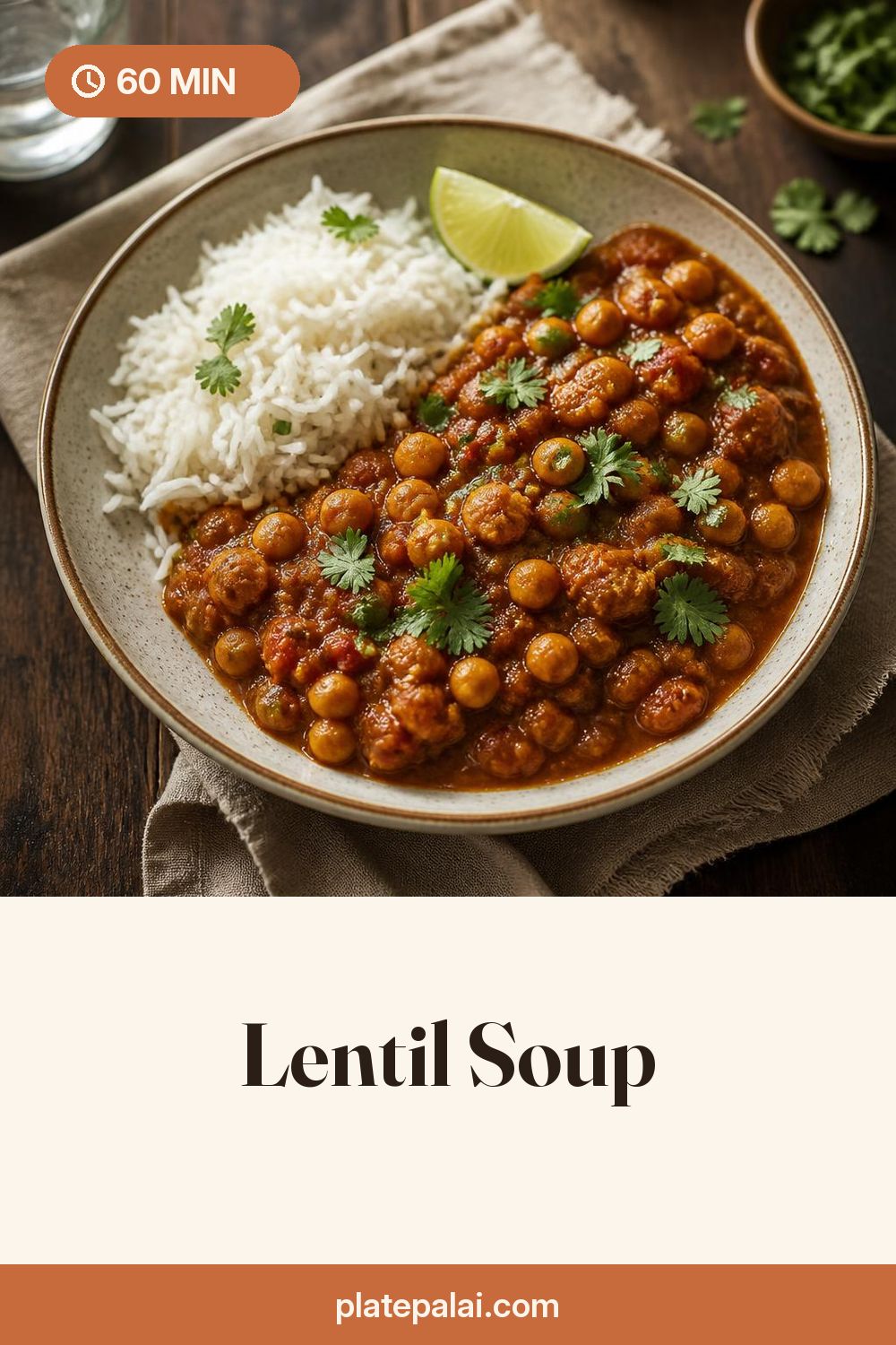Lentil Soup recipe pin