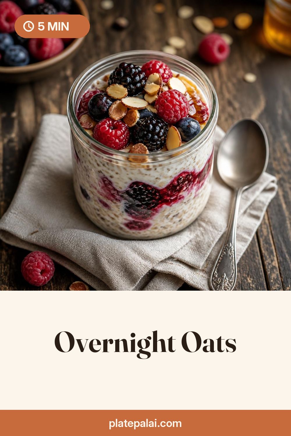 Overnight Oats recipe pin