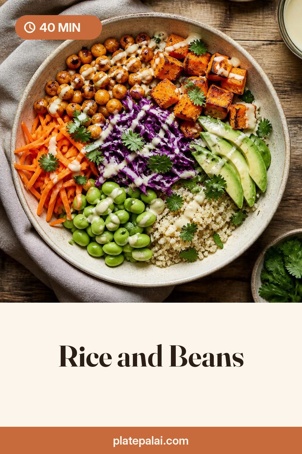 Rice and Beans recipe pin