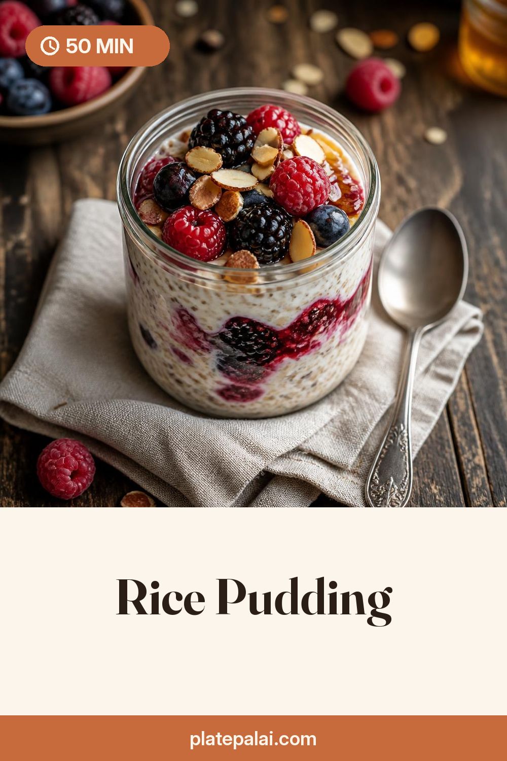 Rice Pudding recipe pin