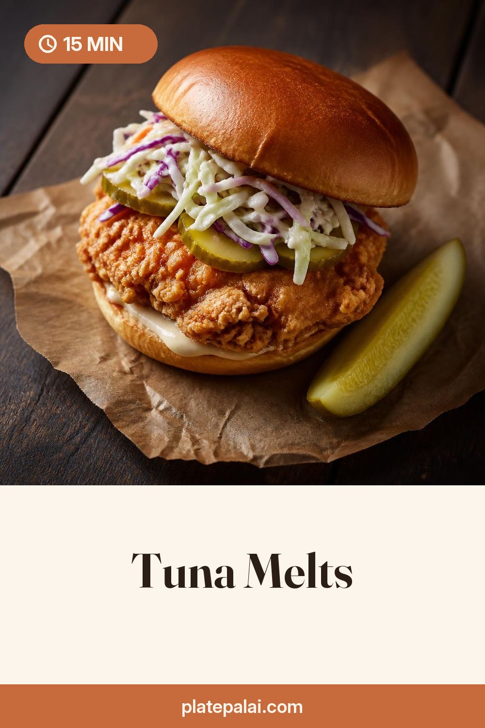 Tuna Melts recipe pin