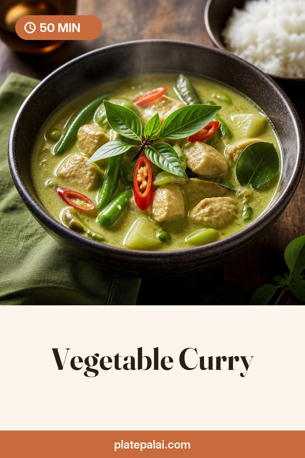 Vegetable Curry recipe pin